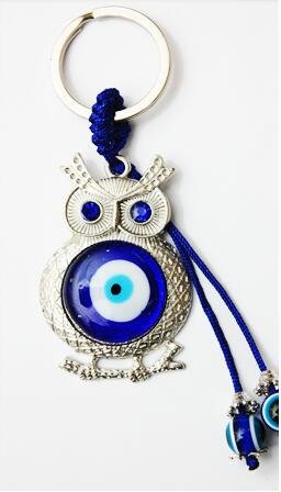 Wholesale Evil Eye KEYCHAIN with OWL