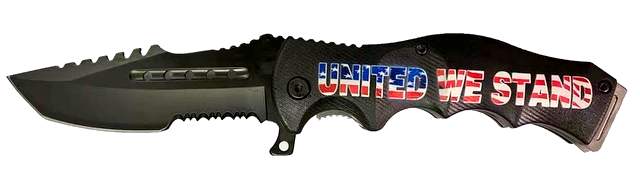 UNITED WE STAND Black color Pocket KNIFE