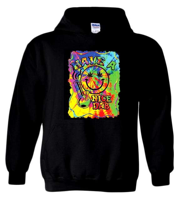 HAVE A NICE DAB Black color Hoody