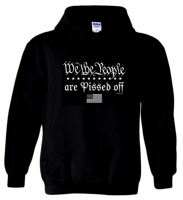 PISSED OFF STARS Black color HOODY PLUS size