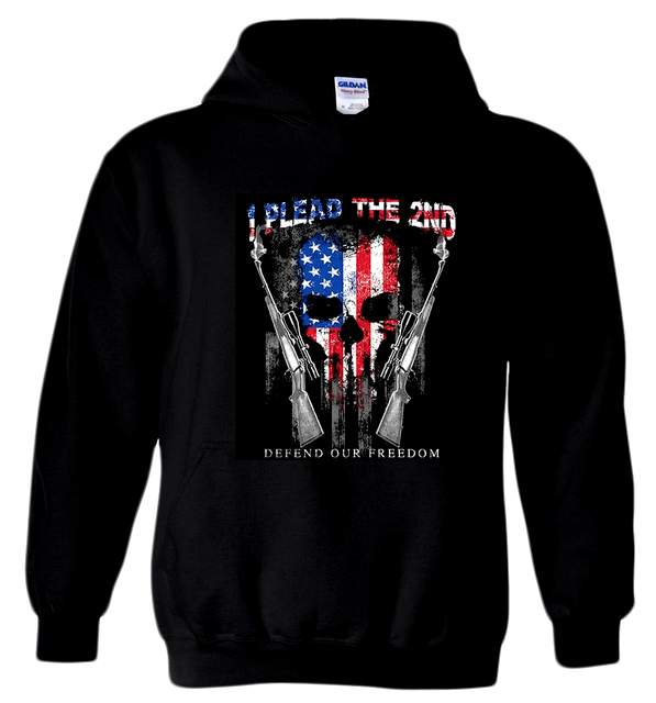 I PLEAD THE 2ND black color Hoody Plus size