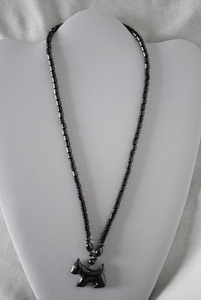 wholesale magnetic hematite necklace DOG