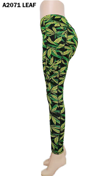 Leaf wholesale green marijuana leaf LEGGINGS