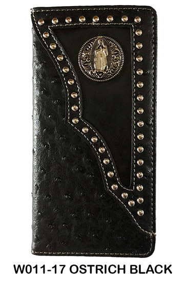 Wholesale long Black Check BOOK Wallet