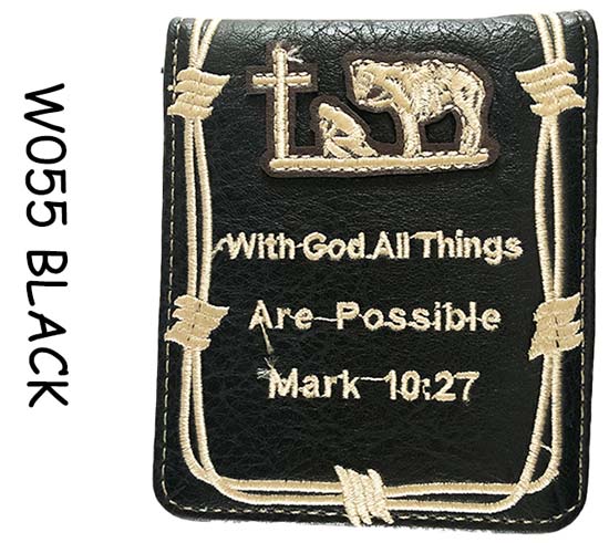 Wholesale With God All Things All Possible Bilfold WALLET