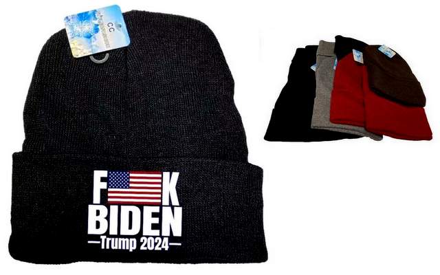 F**K Biden Trump 2024 Mix Color Winter BEANIE