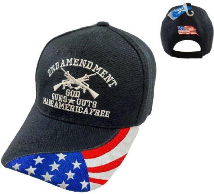 Wholesale God Guns Guts 2nd Amendment Make America Free HATs
