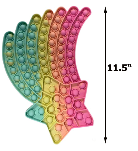 Giant Multicolor RAINBOW Stop Pop toys