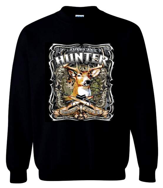 AMERICAN HUNTER Black Color Sweat Shirts