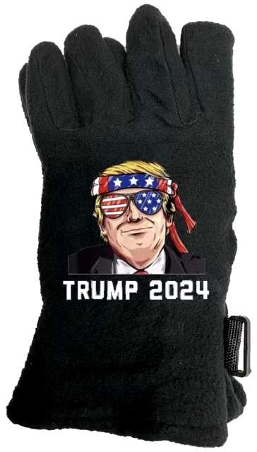 Wholesale Trump 2024 Man Fleece GLOVES