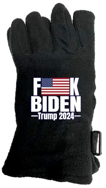 Wholesale F**K BIDEN Trump 2024 Man Fleece GLOVES