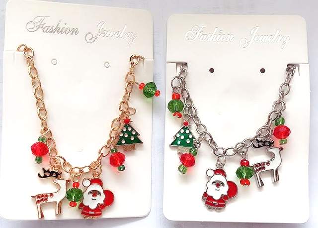 Wholesale Christmas Santa Claus Fashion Bracelet