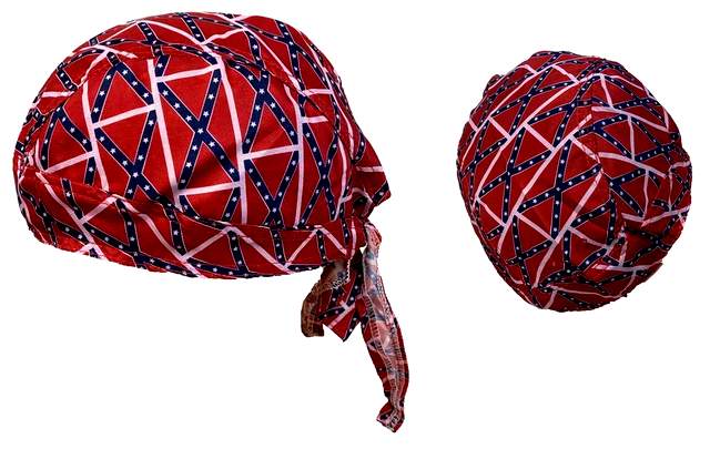 Wholesale Skull Caps MOTORCYCLE Hats Fabric Multiple Rebel Flags