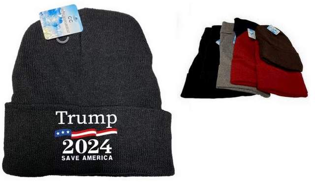 Save America Trump 2024 mix Color Winter BEANIE