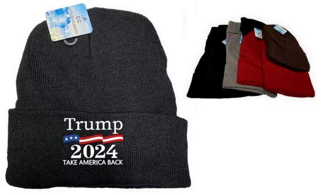 Take America Back Trump 2024 mix Color Winter BEANIE