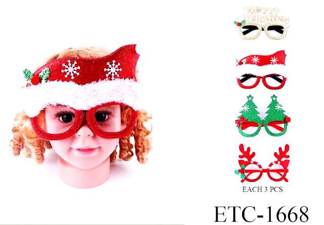 Christmas style Shape GLASSES Kids/Children