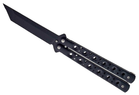 BUTTERFLY KNIFE - BLACK