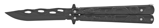 4'' Flying Dragon BUTTERFLY KNIFE / 5'' Handle / 9'' Overall.