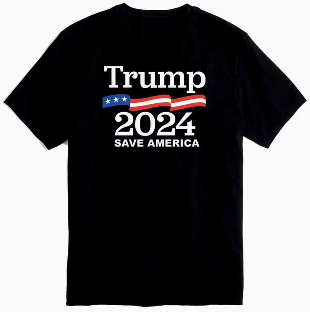 Wholesale Trump 2024 Save America Black color T SHIRT XXXL