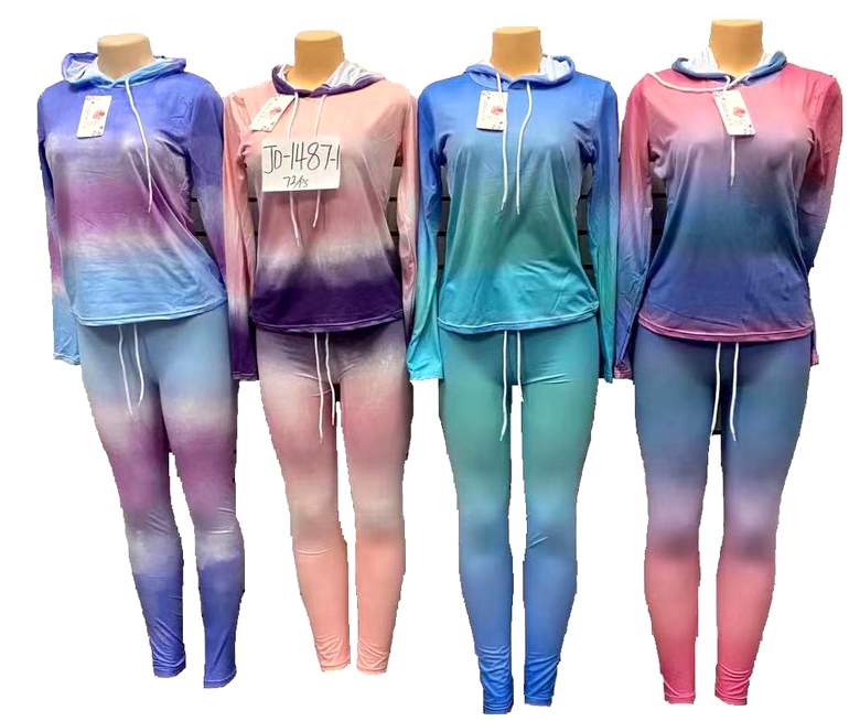 Wholesale TIE Dye workout/Yoga clothes sets