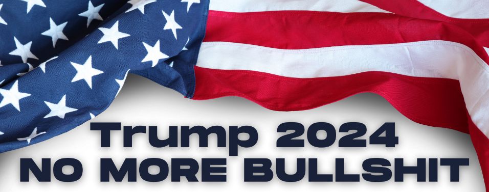Wholesale Trump 2024 No More BullShit Bumper Stickers