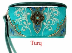 Wholesale Western WALLET Purse Turquoise