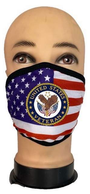 Wholesale FLAG Style Face Mask United States Veteran