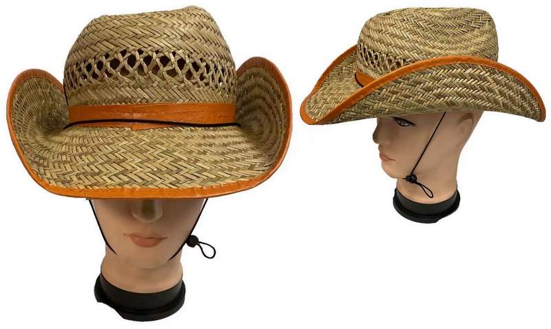Wholesale Cowboy style STRAW HAT