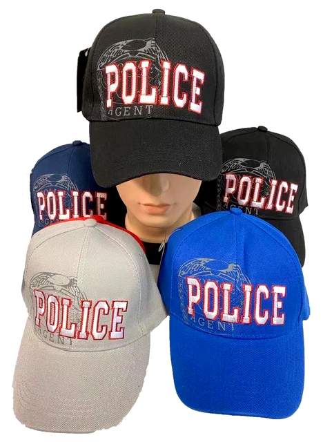 Wholesale HATS Police Baseball HATS Caps Adjustable Sizes