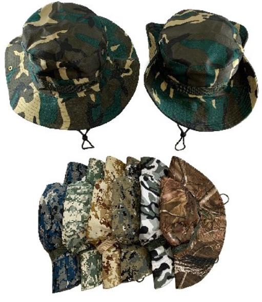 Wholesale Floppy Ranger Boonie HATs Assorted Camo