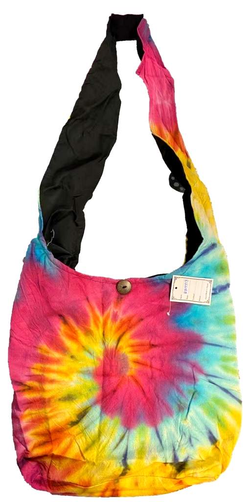 Neon Multicolor TIE dye hobo bags