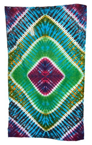 Multicolor TIE dye tapestries