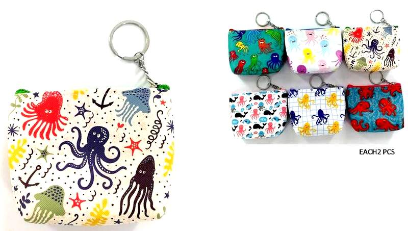 Wholesale Sea ANIMAL Theme Kids Coin purse