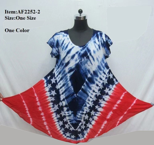 Wholesale Indian Rayon  Tie Dye American FLAG Design