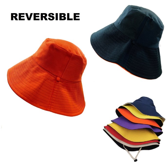 LADIES Reversible Two-Tone Bucket Hat