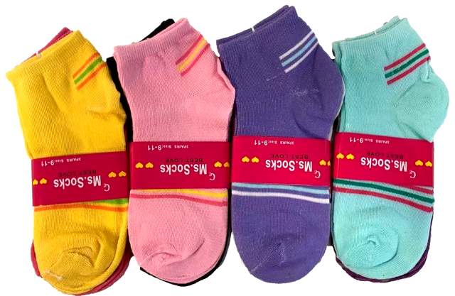 Wholesale Woman/Girl's SOCKS - three stripes