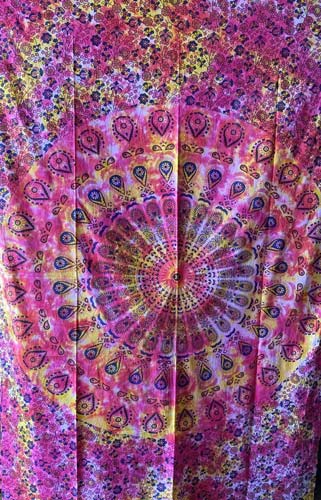 Tie Dye Mirchi Kali TAPESTRY