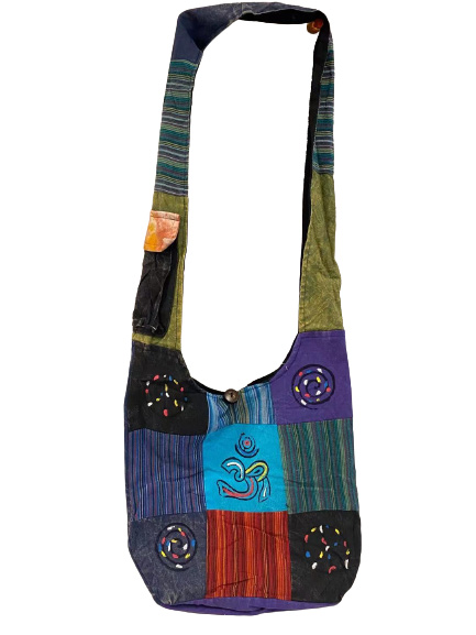 Peace Sign Patchwork handmade hobo BAGS