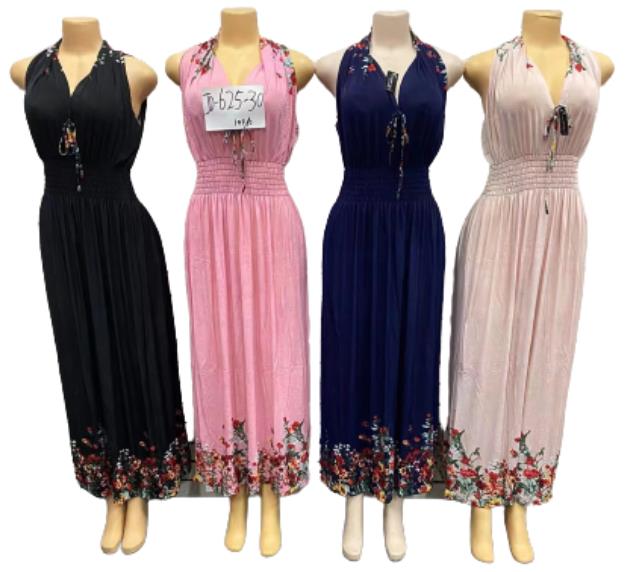 Wholesale Floral Maxi Long Dresses Assorted