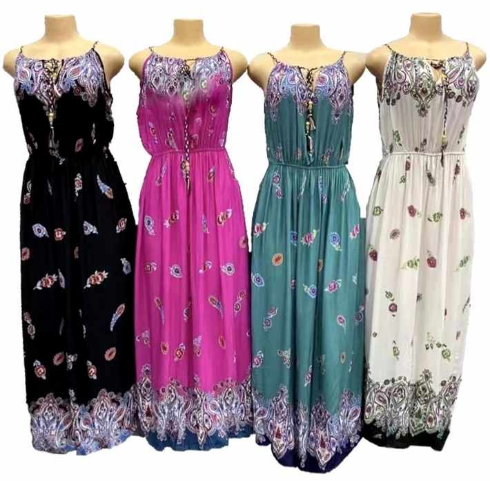 Wholesale Spaghetti Strap Summer Dresses