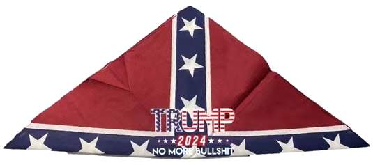 Wholesale Trump 2024 No More Bullshit REBEL Bandana