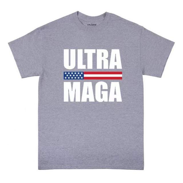 Wholesale Ultra MAGA Sports Gray T-SHIRT