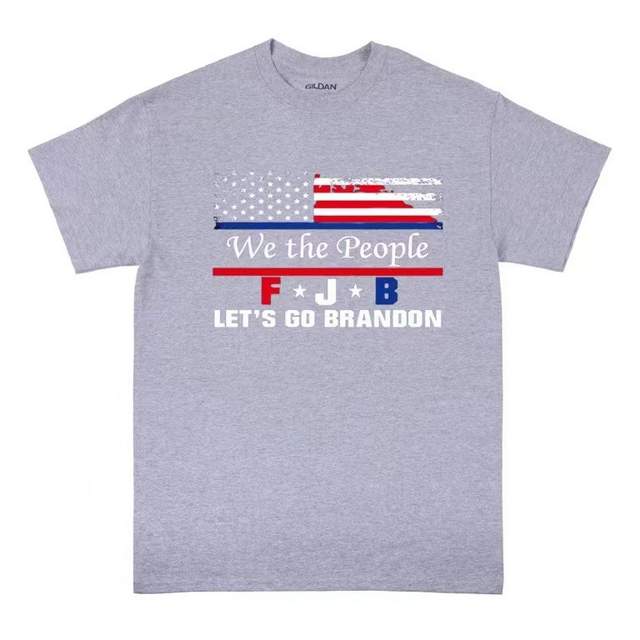 Wholesale We The People let's go Brandon Sports Gray T-SHIRT