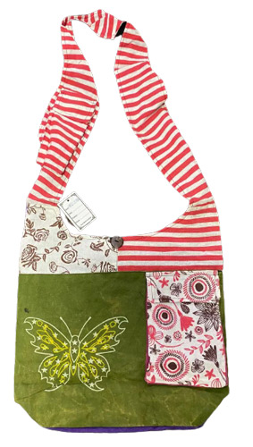 Handmade front pocket butterfly hobo BAGS