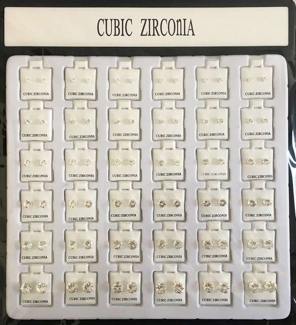 Wholesale Cubic Zirconia STUDs EARRING