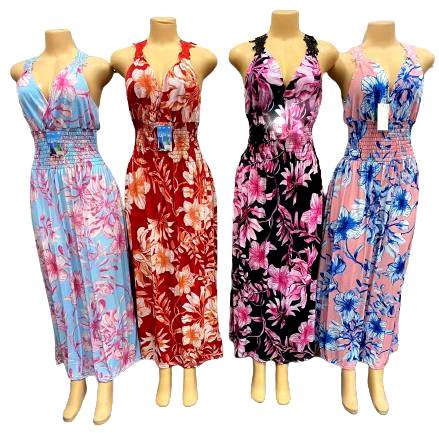 Wholesale Long Maxi FLOWER Sun Dress