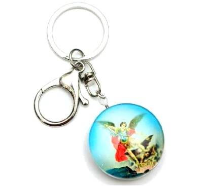 Wholesale Glass San Miguel Key Chain