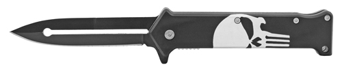 4.63'' Stiletto Spring Assisted Steel Folding Pocket Knife - Punis