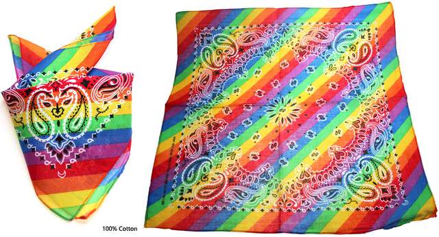 Wholesale Paisley Rainbow BANDANA