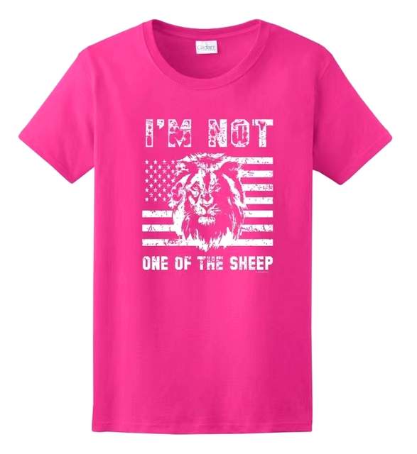I'm NOT one of the Sheep T-SHIRTs Pink Color